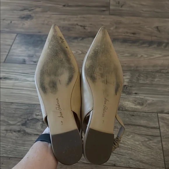 Sam Edelman Cream Ballet Flats - Picture 4 of 5